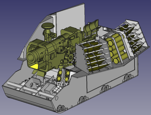 1 35 su-152 interior trumpeter kits game 3d print model - Mito3D