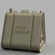 1 35 triangulaire allemand carburant boîte art jerrycan 3d print model - Mito3D