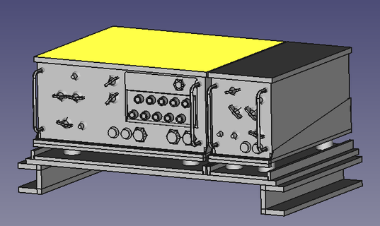 1 35 vrc 12 serbatoio Radio impostato idf 3d print model - Mito3D