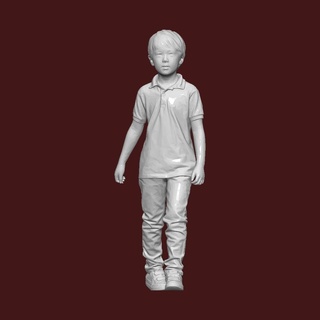 1 43 boy diorama people character diecast 64 body mockup miniature human miniatures figurines 3d print model - Mito3D