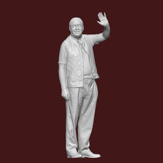 1 43 man waving diorama diecast 64 body 32 mockup miniature human miniatures figurines 3d print model - Mito3D