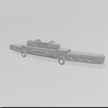 1 43 scale model land rover defender winch bumper car 110 90 1/43 1:43 7mm railway diorama layout accessory 3d print model - Mito3D
