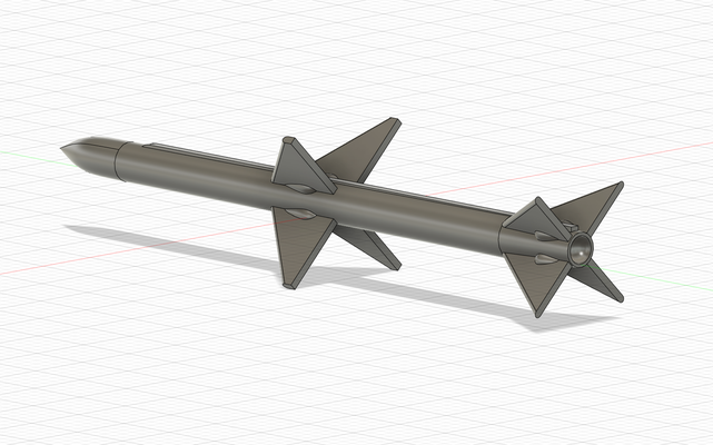 1 48 échelle aim 7 moineau jeu missile jet 14 4 16 18 frelon 15 aigle 120 amraam pistolet marine air obliger modèle mer 3d print model - Mito3D