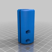 1 4 3 8 2in coupleur outil personnalisé 3d imprimante pièces 3d print model - Mito3D