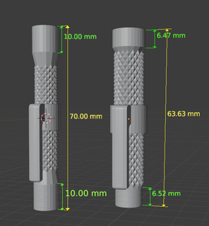 1 4 bit driver handle hex screwdriver hand tools 3d print model - Mito3D