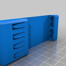 1 4 hexadécimal bit titulaire soutien 6 morceaux ceinture agrafe outil titulaires boites 3d print model - Mito3D