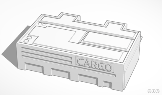1 500 cargo terminal t1 airport model aviation building design diorama architecture 3d print model - Mito3D