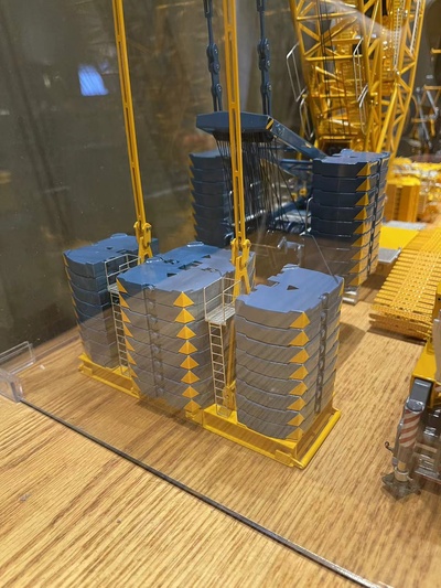1 50 nzg lr1600 2 counterweight ballast tray diorama construction model crane 3d print model - Mito3D