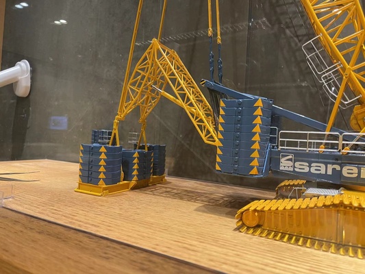 1 50 nzg lr1600 2 counterweight ballast tray v frame diorama construction model crane 3d print model - Mito3D