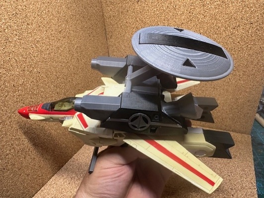 1 55 g1 fuego jet macross ve buscador elint conversión juego juguete takatoku avisos valquiria 3d print model - Mito3D