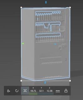 1 64 1 24 japanese vending machine led Gadget jdm vending machine japan diorama hot wheels  3d print model - Mito3D