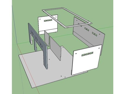 1 64 Garage Architektur 3d print model - Mito3D