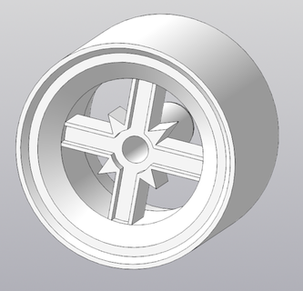 1 64 japan style wheel hotwheels 1 64 64 scale custom hotwheels wheels diecast  3d print model - Mito3D