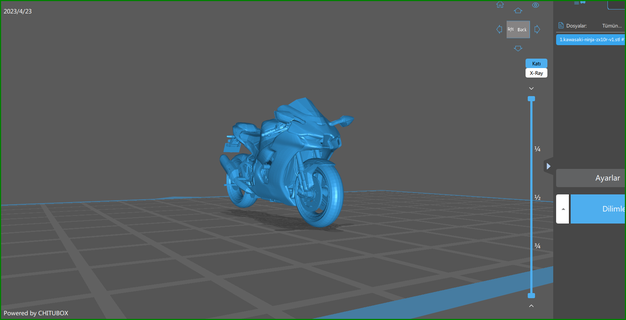 1 64 kawasaki zx10r stl roues chaudes 164 Douane roue rayons te37 moto Ducati 3d print model - Mito3D