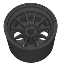 1 64 llantas ruedas calientes modelo 3d print model - Mito3D
