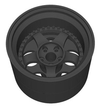 1 64 cerchi hotwheels modello 3d print model - Mito3D