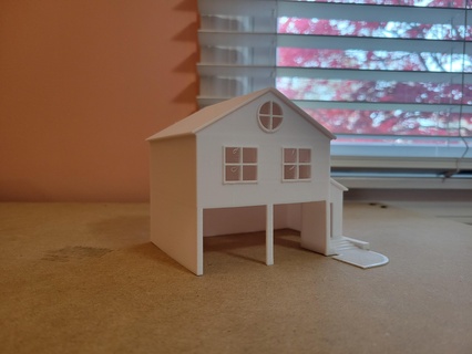 1 64 scale house hotwheels matchbox 3d print model - Mito3D