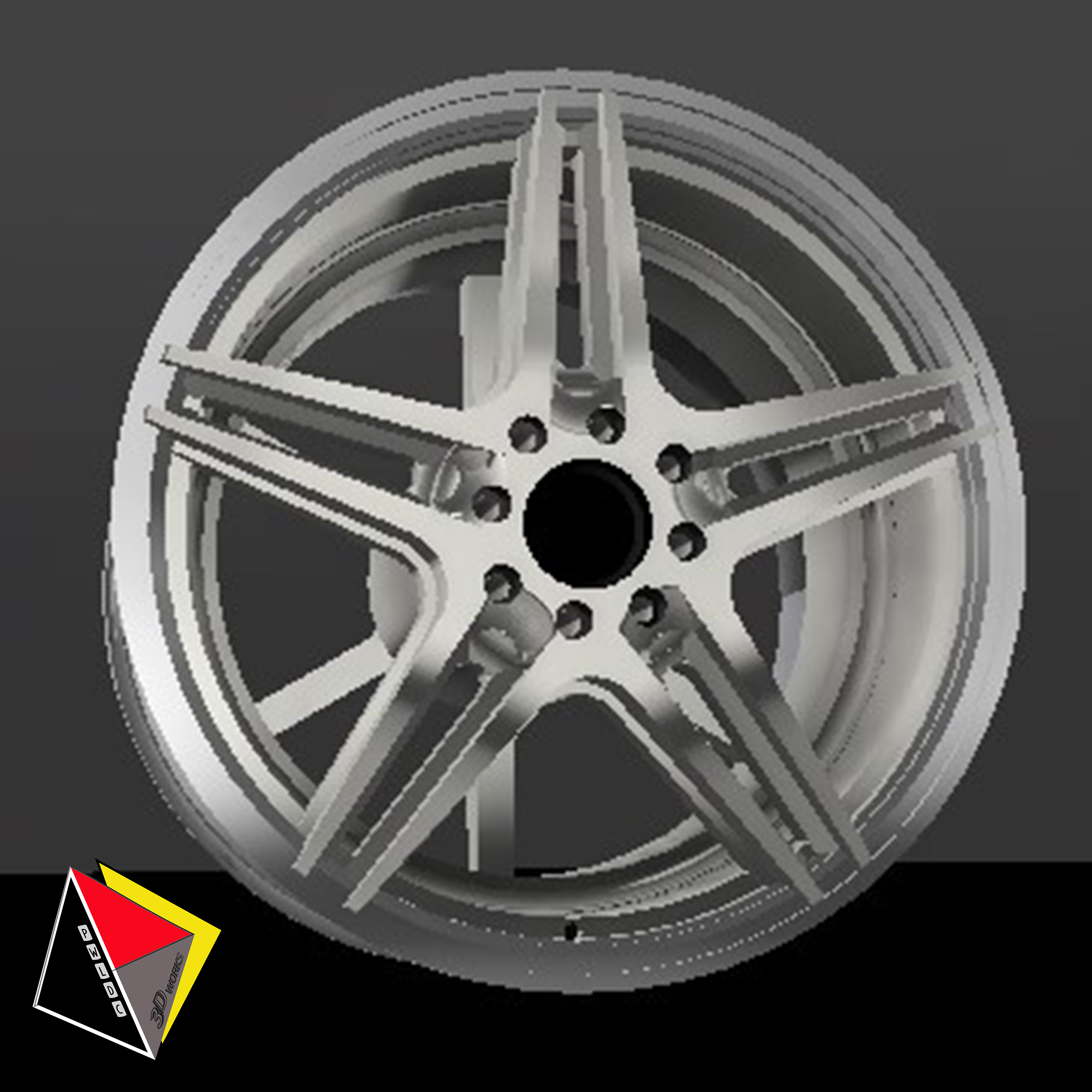 1 64 scale rep rims um17 diecast jdm wheels design replica uno minda set 3D print model - Mito3D