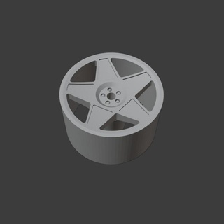 1 64 scale wheel rims - rim 11 hotwheels matchbox wheels custom diecast pack 3d print anycubic car 3sdm 0005 3d print model - Mito3D
