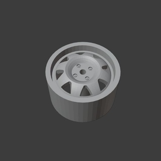 1 64 scale wheel rims - rim 12 hotwheels matchbox wheels custom diecast pack 3d print anycubic car peugeot steel ats 3d print model - Mito3D