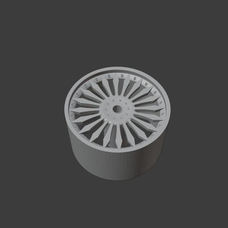1 64 scale wheel rims - rim 14 hotwheels matchbox wheels custom diecast pack 3d print anycubic car rx7 fast & furious 2 3d print model - Mito3D