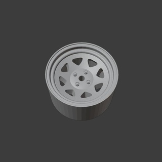 1 64 scala ruota cerchi cerchio 16 hotwheels scatola fiammiferi ruote personalizzato pressofuso pacco 3d Stampa anycubic macchina weller acciaio classico landrover guado 3d print model - Mito3D