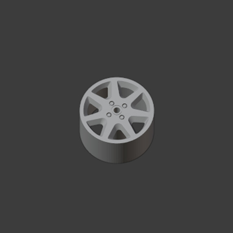 1 64 scale wheel rims - rim 2 hotwheels matchbox wheels custom diecast pack 3d print anycubic car 3D print model - Mito3D