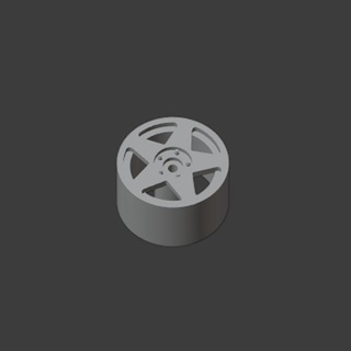1 64 escala roda aros borda 4 hotwheels caixa fósforos rodas personalizadas diecast pacote 3d impressão anycubic carro 3d print model - Mito3D
