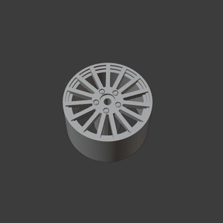 1 64 scale wheel rims - rim 5 hotwheels matchbox wheels custom diecast pack 3d print anycubic car 3d print model - Mito3D