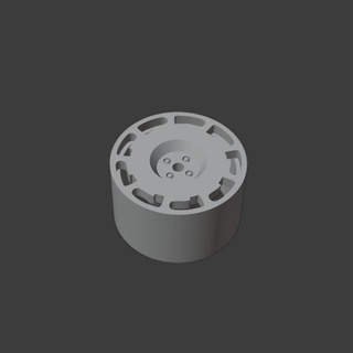 1 64 scale wheel rims - rim 8 hotwheels matchbox wheels custom diecast pack 3d print anycubic car 3d print model - Mito3D