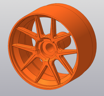 1 64 wheel hotwheels 1 64 64 scale custom hotwheels wheels diecast  3d print model - Mito3D