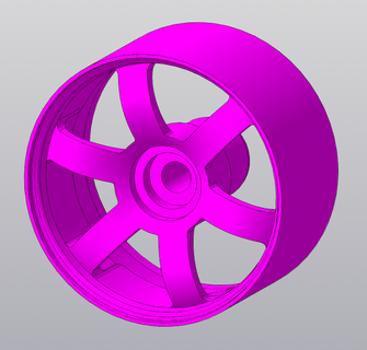 1 64 ruota hotwheels scala personalizzato ruote pressofuso 3d print model - Mito3D