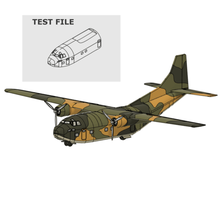 1 69 e scale model c-123 provider test file+manual gadget aircraft cargo scalemodel dummy plane airplane vietnam war 3d print model - Mito3D