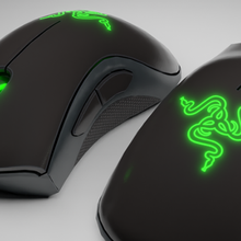 1 6 12 scale razer deathadder gaming mouse pre-supported art 3d print model - Mito3D