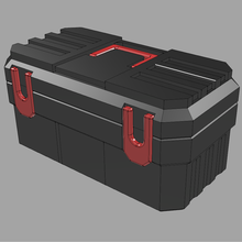 1 6 hasbro willy ' s tool box w-Fach verschiedene tool-box jeep rc willys 3d print model - Mito3D