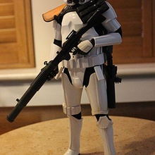 1 6 escala areia Soldado mochila quente brinquedos Stormtrooper 3d print model - Mito3D