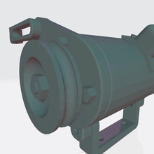 1 6th escala Kettenkrad generador soporte abrazadera Arte 3d print model - Mito3D
