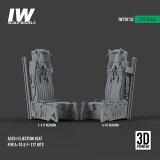 1 72 scale f-117 & a-10 aces ii ejection seat model f117 a10 military aircraft 3d print model - Mito3D