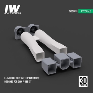1 72 scale f-15 intake ducts f110 fan faces gwh f-15e kit model strike eagle military aircraft air intakes f15eagle f15strikeeagle 3d print model - Mito3D