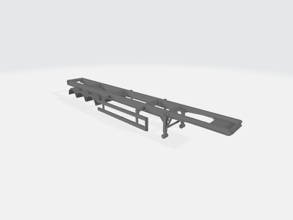 1 76 oo scale trailer chassis gauge 3d print model - Mito3D