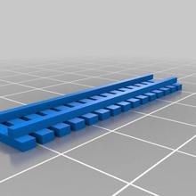 1 87 fence 3 sizes architecture h0 scale trains model train buildings structures 3d print model - Mito3D
