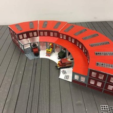 1 87 ho scale train depot Plattenspieler Spiel mechanische Spielzeuge scale-Modell Modell-Zug ho-Zug 3d print model - Mito3D