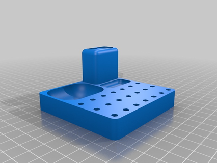 1 8 hex micro motorista bandeja Ferramentas organizador Chave fenda armazenamento tool_holders_boxes 3d print model - Mito3D