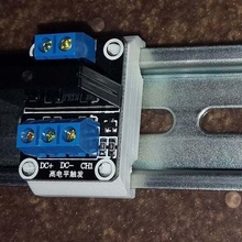 1 ch ssr module 35mm vacarme rail monter outil solide relais électronique 3d print model - Mito3D