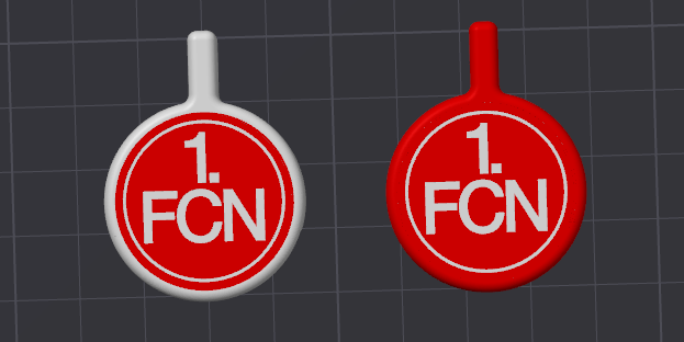 1 fc nuremberg 1fcn beer bottle cover outdoor crown cork keychain top football 3d print model - Mito3D