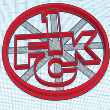 1 FCK Kaiserslautern Football Balle logo manteau bras 1fck 3d print model - Mito3D