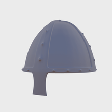 1 mesh norman helmet various medieval infantry french headgear helm 3d print model - Mito3D