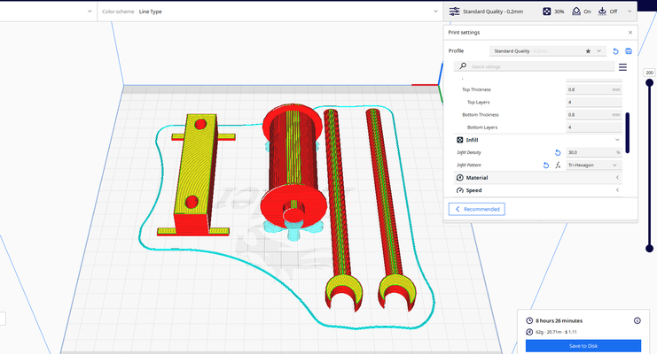 1 libra of filamento carretel suporte stl 3d 3d print model - Mito3D