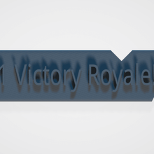1 victory royale gadget epic games fortnite battle royal made tinkercad video 3d print model - Mito3D