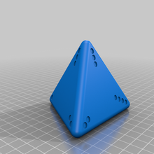1d4 tetraedro 3d print model - Mito3D